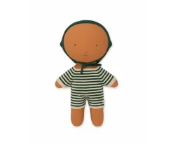 Mono para Muñecos Gommu Rayas Verde-Crema