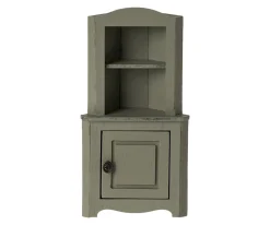Mueble Esquinero en Miniatura Verde Claro