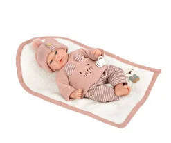 Muñeca con Peso Elegance Andie Rosa con Manta