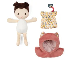 Muñeca de Tela Jeanne y Portabebé