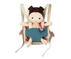 Muñeca de Tela Jeanne y Portabebé