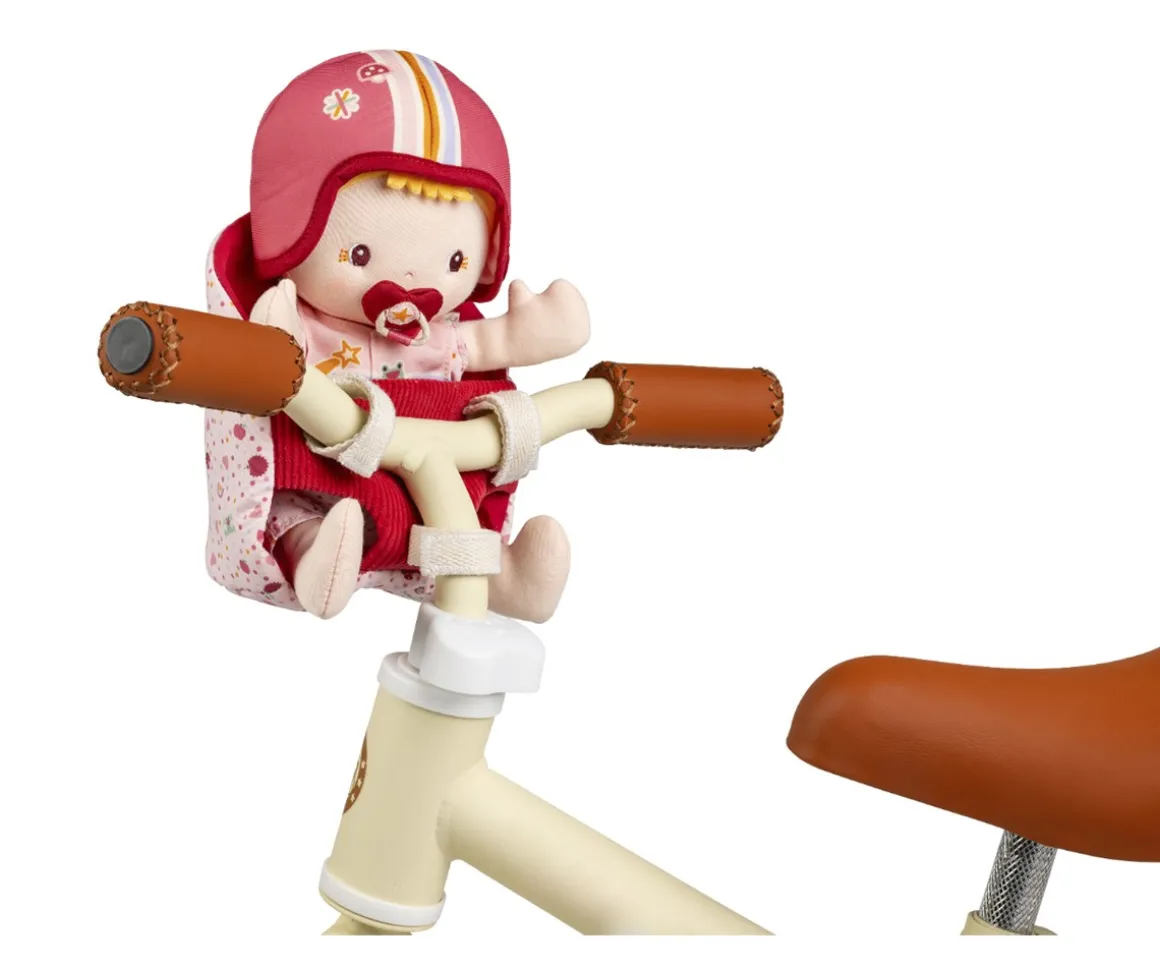 Muñeca de Tela Lena y Asiento de Bicicleta