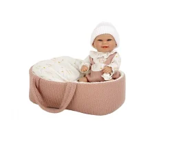 Muñeca Elegance Babyto Rosa con Capazo 33 cm