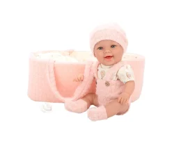 Muñeca Elegance Gadi Rosa con Capazo 33 cm