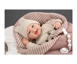 Muñeco Reborn Lain con Saco 45 cm