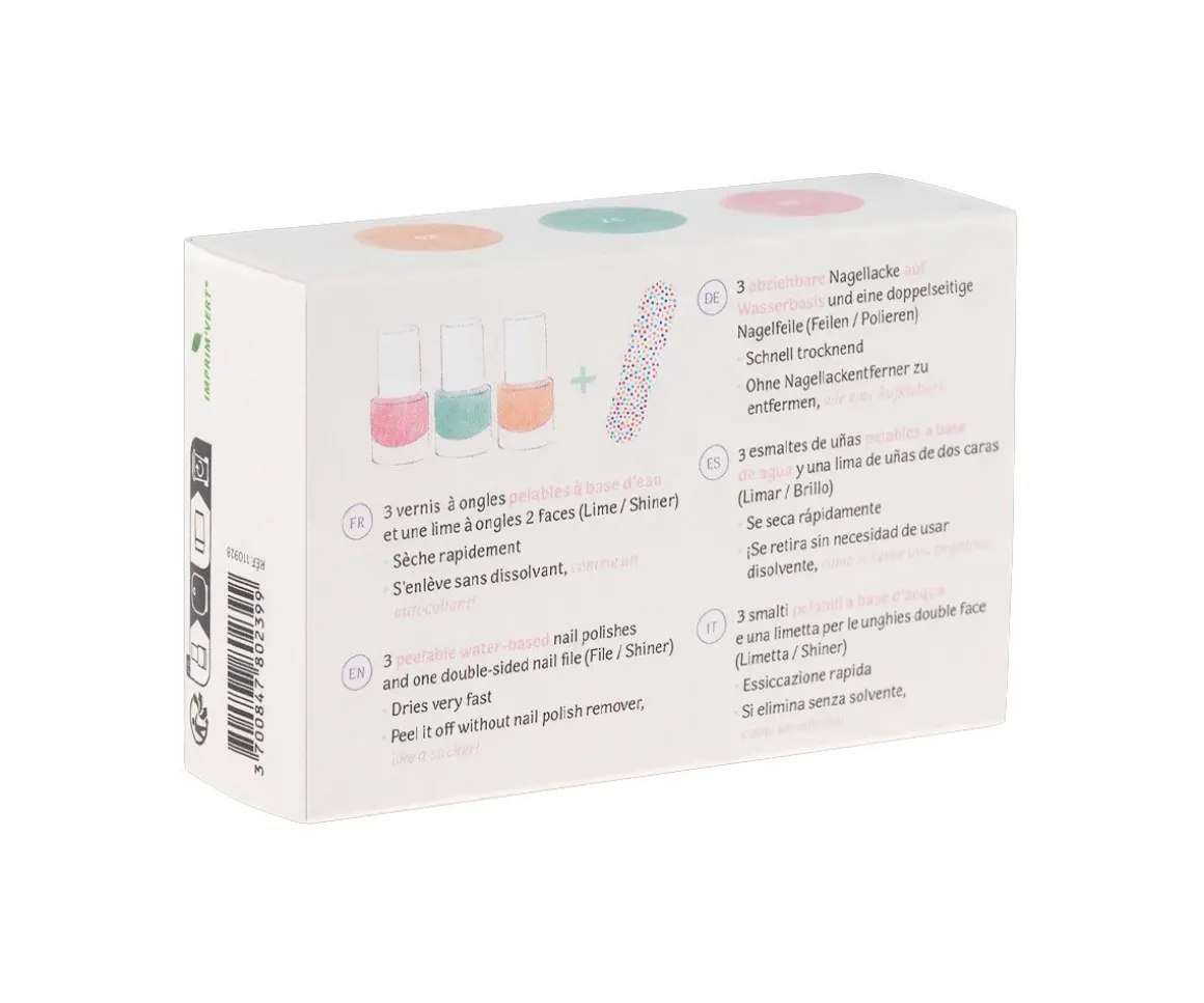 Pack 3 Esmaltes de Uñas al Agua Summer Delights + Lima