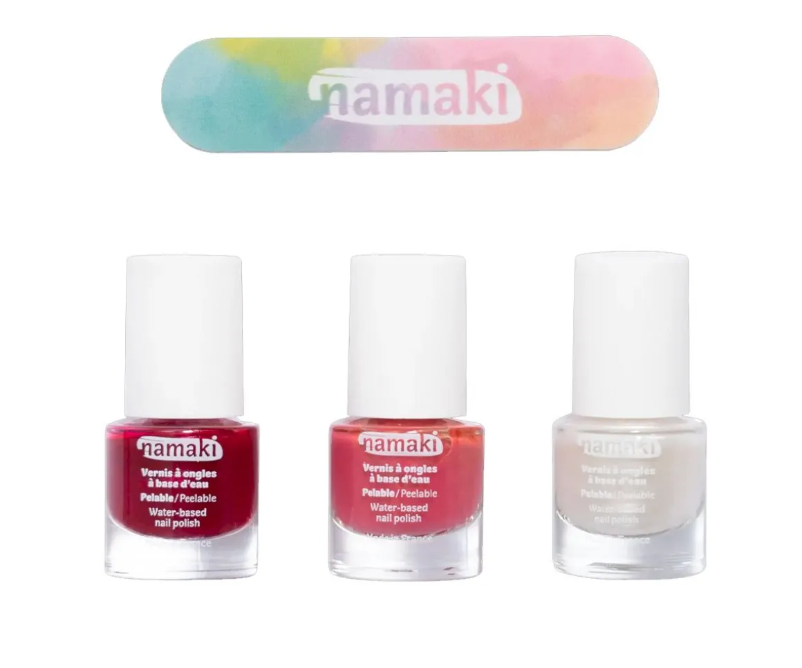 Pack 3 Esmaltes de Uñas al Agua Sorbete de Frutas + Lima