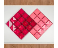 Pack Connetix Pastel Pink & Berry Base Plate 2 Piezas