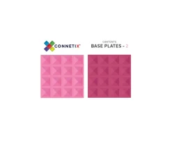 Pack Connetix Pastel Pink & Berry Base Plate 2 Piezas