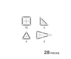 Pack Mini Tiles Pastel 28 piezas