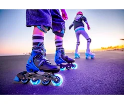 Patines Combo Neón Azul T.34-37