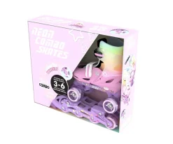 Patines Combo Neón Rainbow T.30-33