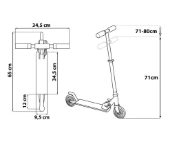 Patinete de 2 Ruedas Stitch