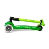Patinete Maxi Deluxe Plegable Neon Led Verde / Amarillo