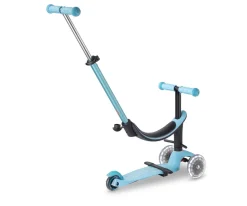 Patinete Mini 4 en 1 Deluxe LED Azul