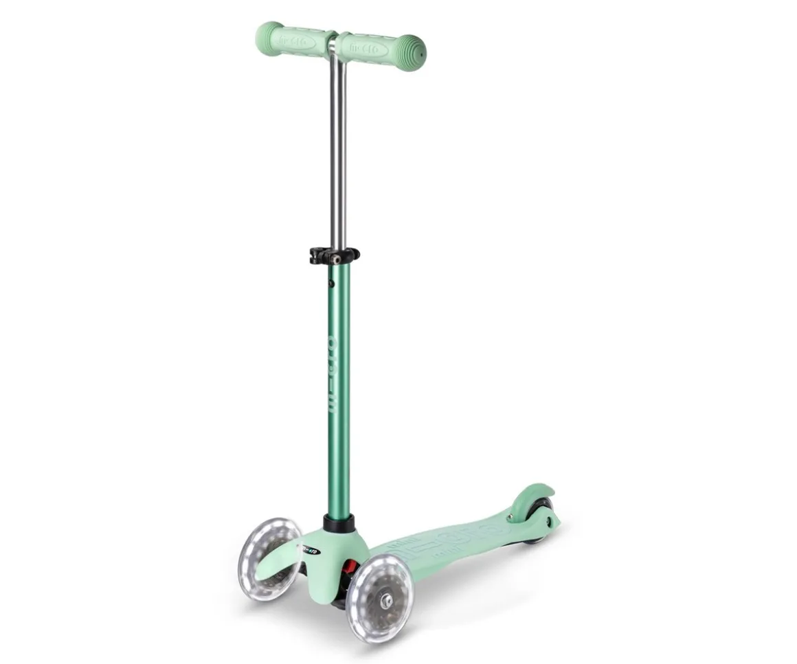 Patinete Mini 4 en 1 Deluxe LED Menta