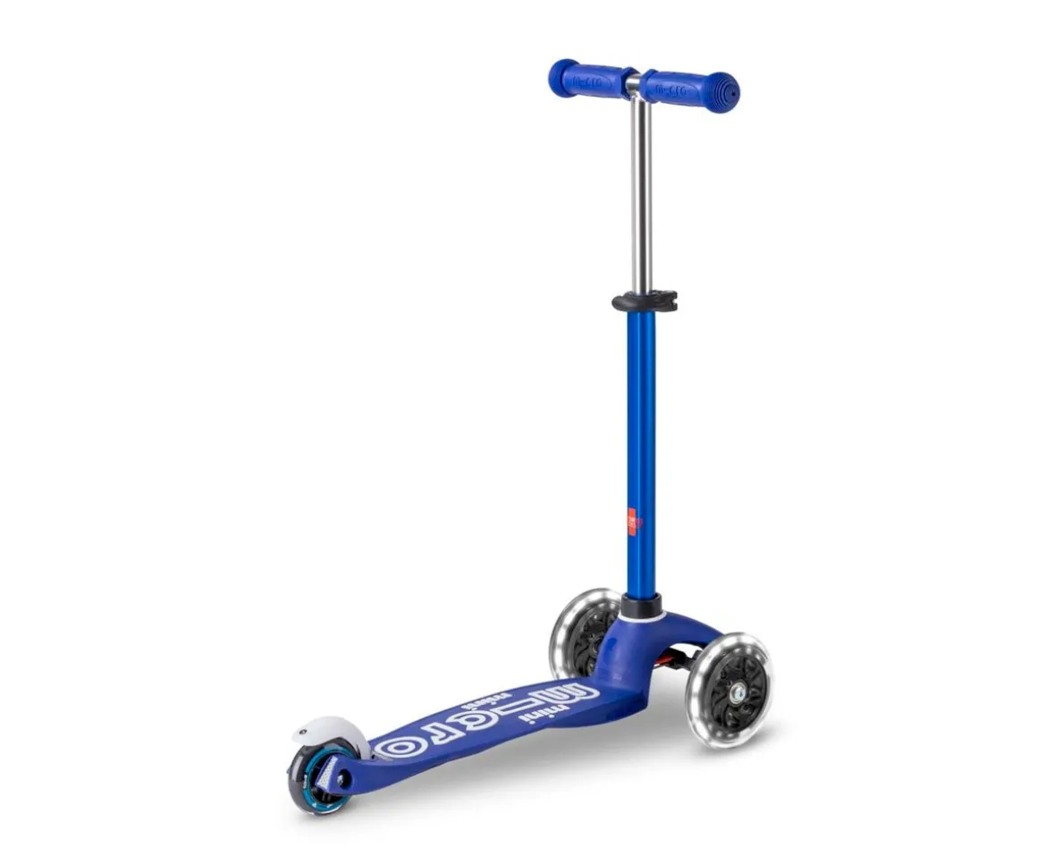 Patinete Mini Micro Deluxe Mini Micro Azul con Luces LED
