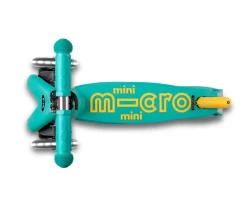 Patinete Mini Micro Deluxe Eco Menta con Luces LED