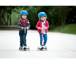 Patinete Mini Micro Deluxe Flux Neochrome Rosa Luces LED