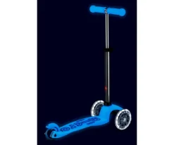 Patinete Mini Micro Deluxe Glow Blue con Luces LED