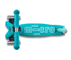 Patinete Plegable Mini Micro Deluxe Aqua Luces LED