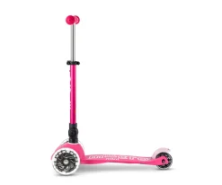 Patinete Plegable Mini Micro Deluxe Rosa Luces LED
