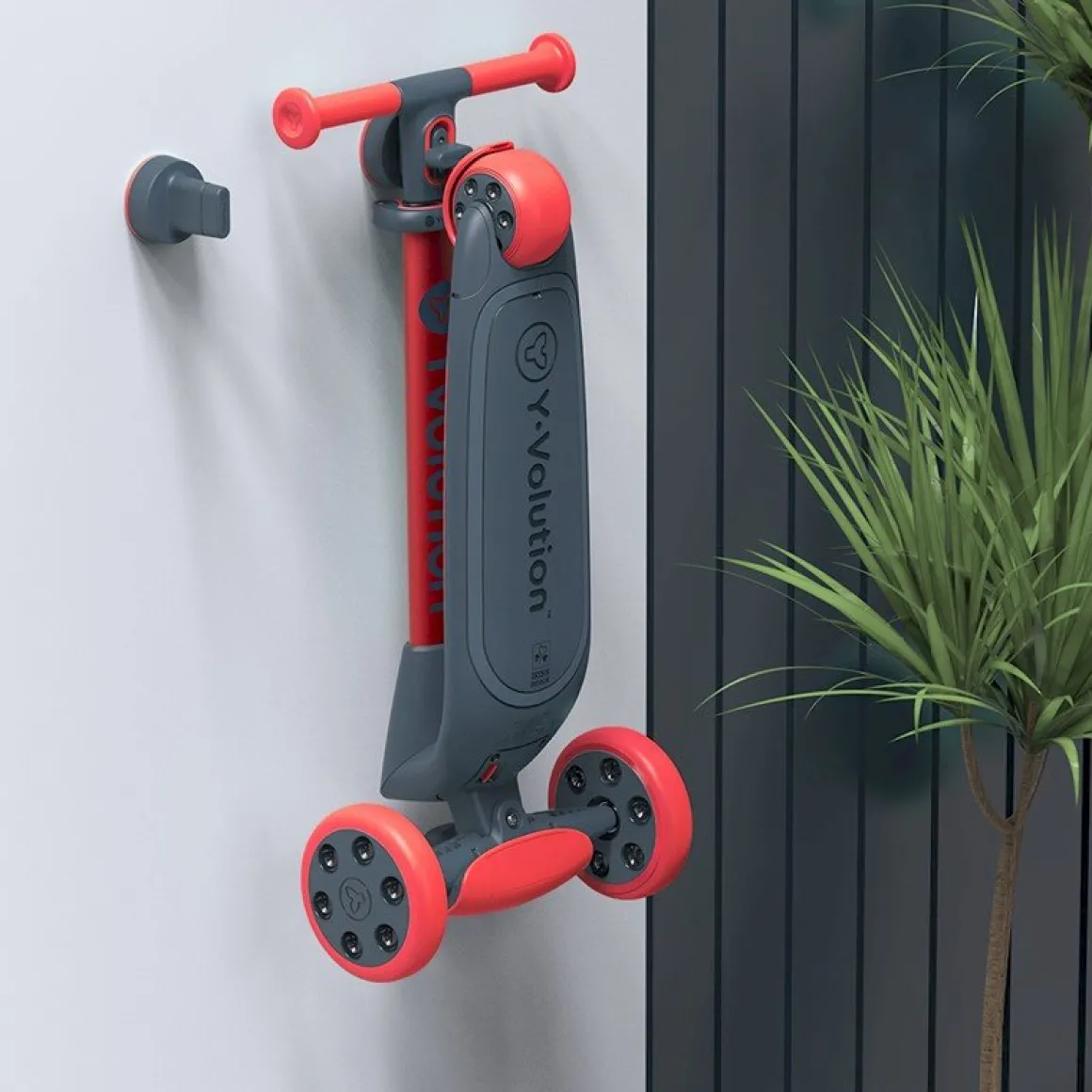 Patinete Yglider Nua Rojo Yvolution