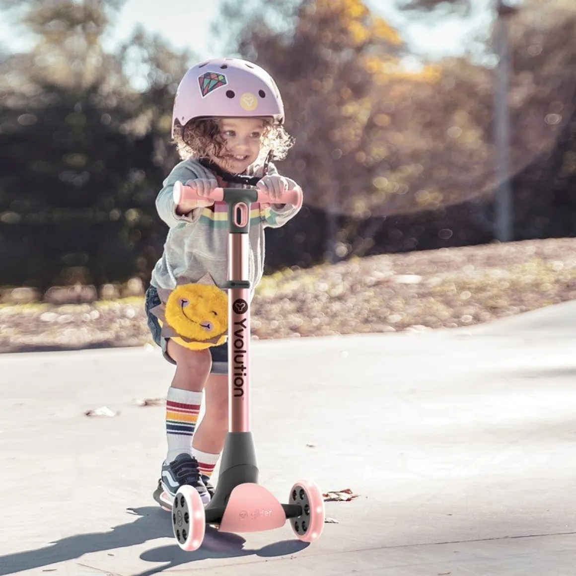 Patinete Yglider Nua Rosa Yvolution