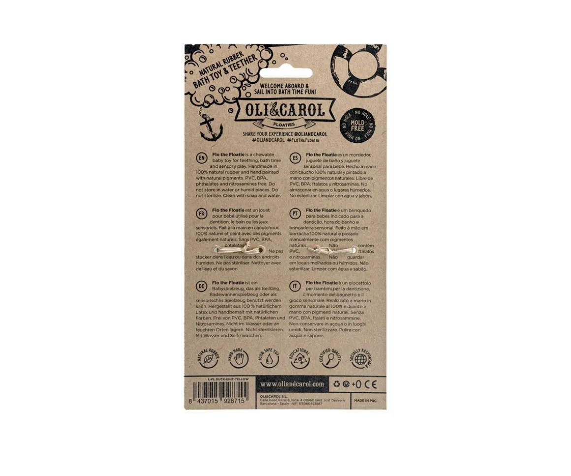 Pato de Baño Flo The Floatie Azul