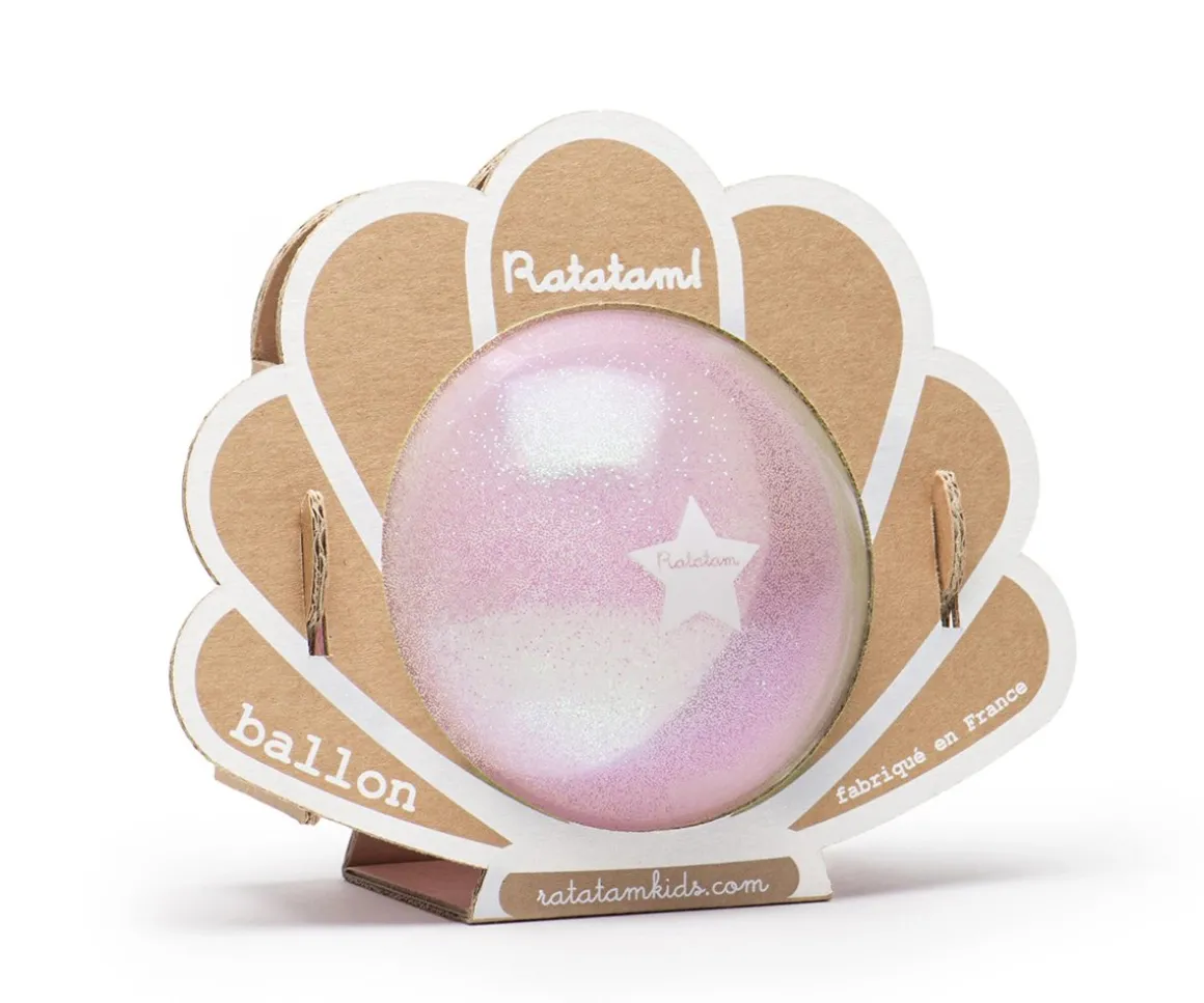 Pelota Shell Rosa 10 cm