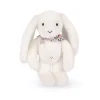 Peluche Conejito Blanco Fleurette 25 cm Personalizable