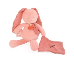 Peluche Conejo con Mini Doudou Terracota Personalizable