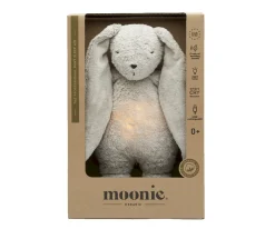 Peluche Luz-Sonido Conejo Orgánico Moonie 2.0 Gray Personalizable