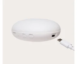 Peluche Luz-Sonido Conejo Orgánico Moonie 2.0 Cappuccino Personalizable