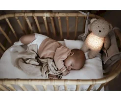 Peluche Luz-Sonido Oso Orgánico Moonie 2.0 Grey