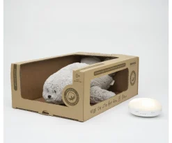 Peluche Luz-Sonido Seal Orgánico Moonie Gray