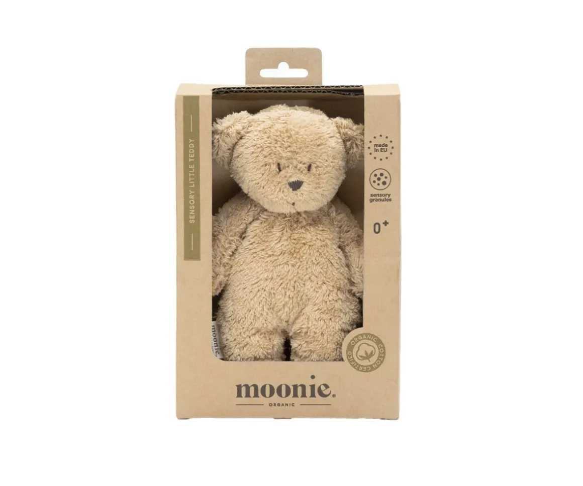 Peluche Sensorial Oso Pequeño Moonie Capuccino