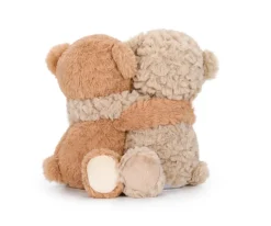 Peluches Kandi y The Teddy Bear Abrazados con Bolsita de Lavanda