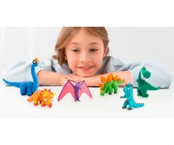 Plastilina Interactiva Dinosaurios (15 botes)