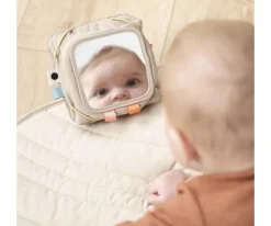 Porta Tarjetas con Espejo Deer Friends Sand