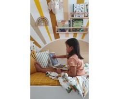 Portátil de Madera con Pizarra Magnética