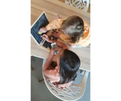 Portátil de Madera con Pizarra Magnética