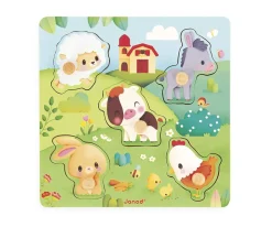 Puzle Encajable Táctil 5 Piezas Farmhouse