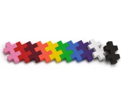 Puzzle con Números Corazones