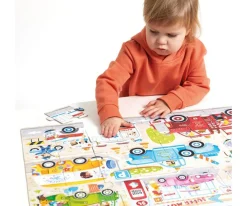 Puzzle Jumbo Moto Cars