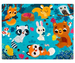 Puzzle Táctil Los Animales Del Bosque