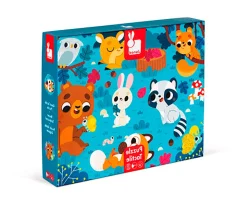 Puzzle Táctil Los Animales Del Bosque