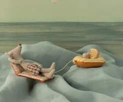 Ratón de Playa Papá con Colchoneta Flower