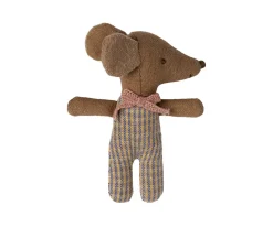 Ratoncito Bebé Dormido/Despierto en Caja de Cerillas Rosa