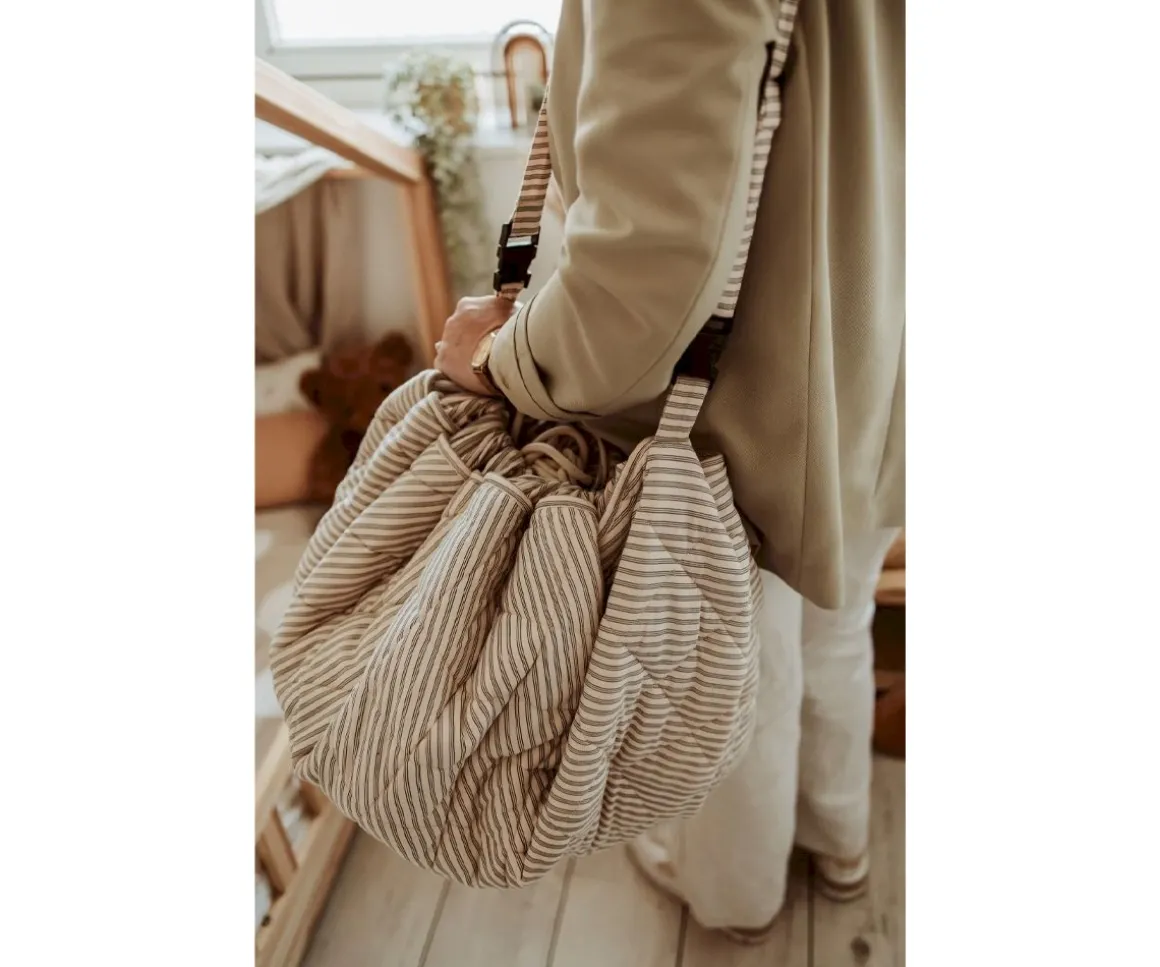 Saco Organic Noomad SOFT Reversible Play & Go Stripes Blue